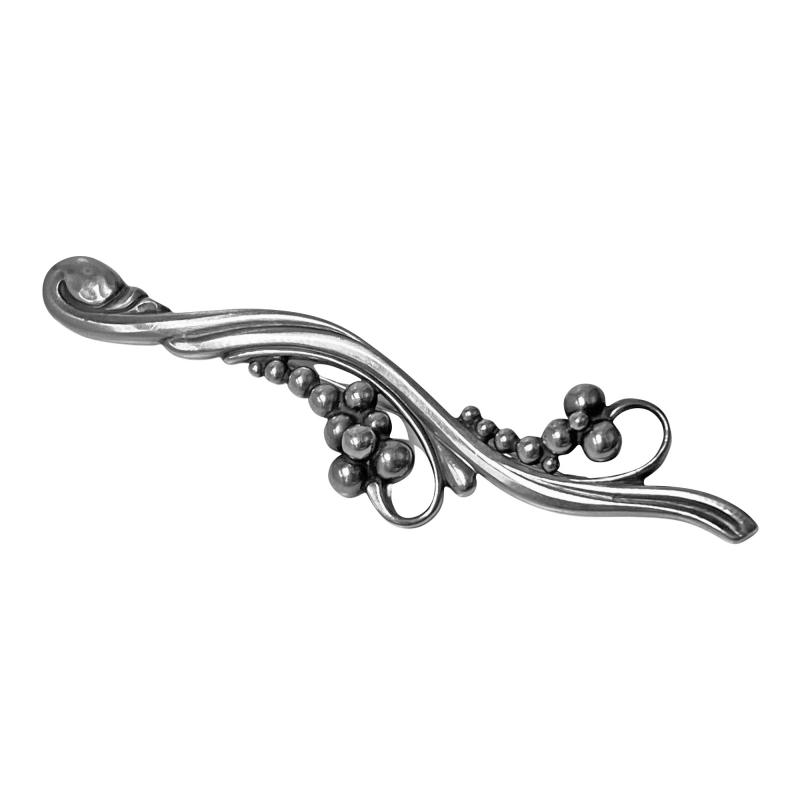 Georg Jensen Georg Jensen Sterling large grape and vine Brooch No 275 