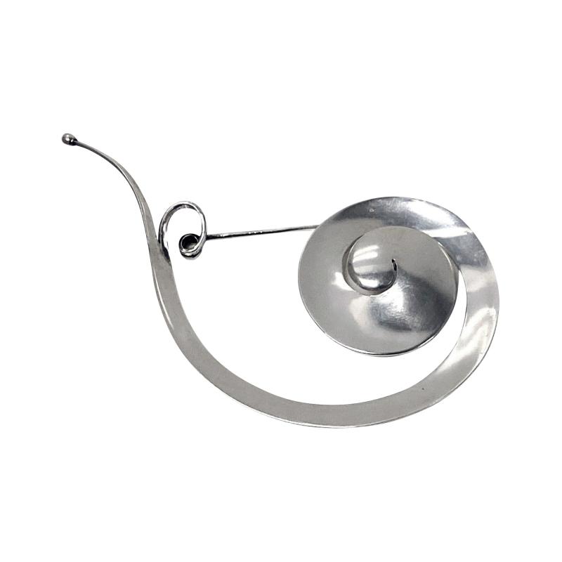 Georg Jensen Georg Jensen Vivianna Torun Sterling large Pram Brooch No 392