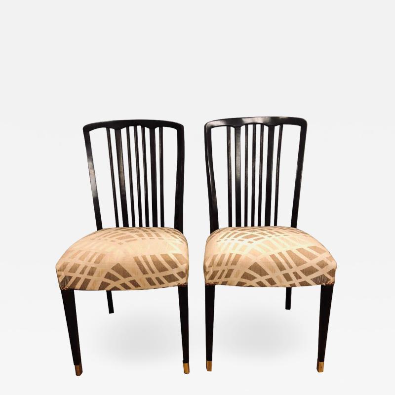 Georg Kofoed Georg Kofoed Style Mid Century Modern Ebony Dining or Side Chairs Set of 24