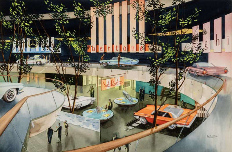 George Anderson Mid Century Cars Dealerships of the Future Automotive