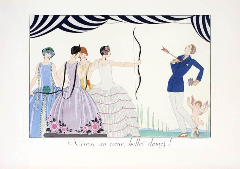 George Barbier Le Bonheur du Jour A set of 6 lithographs