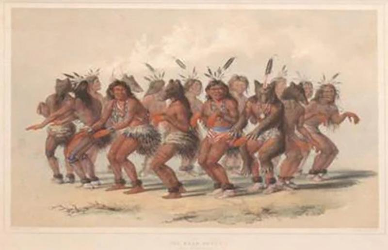 George Catlin GEORGE CATLIN 1794 1872 THE BEAR DANCE NO 18