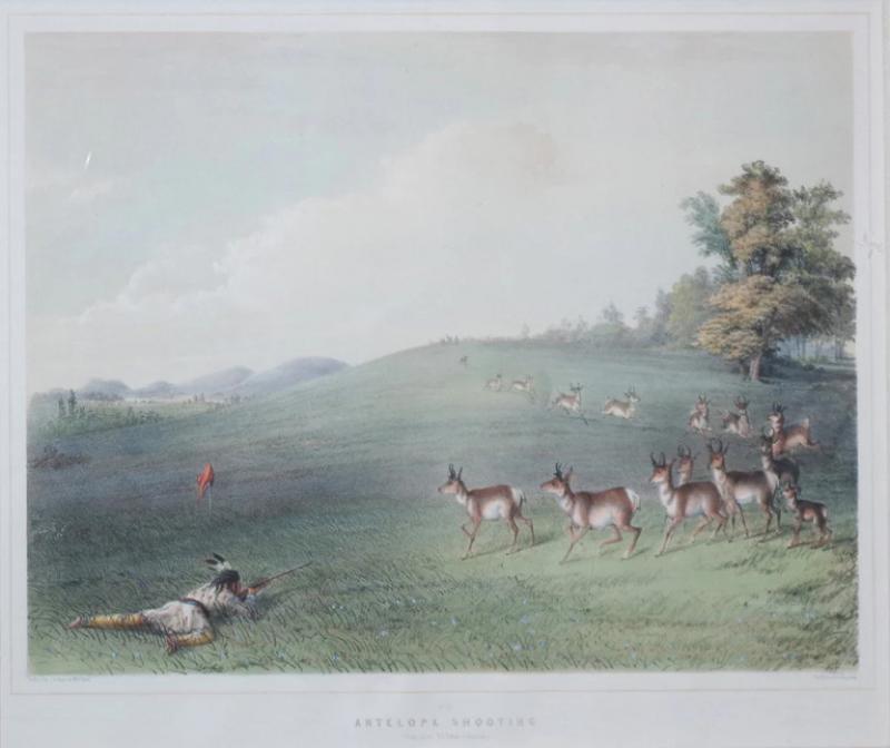 George Catlin GEORGE CATLIN 1796 1872 ANTELOPE SHOOTING