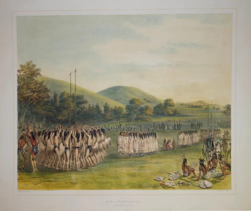 George Catlin GEORGE CATLIN 1796 1872 BALL PLAY DANCE