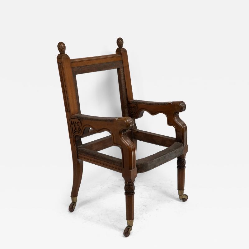 George Edmund Street George Edmund Street Judges armchair designed for The Royal Courts of Justice 