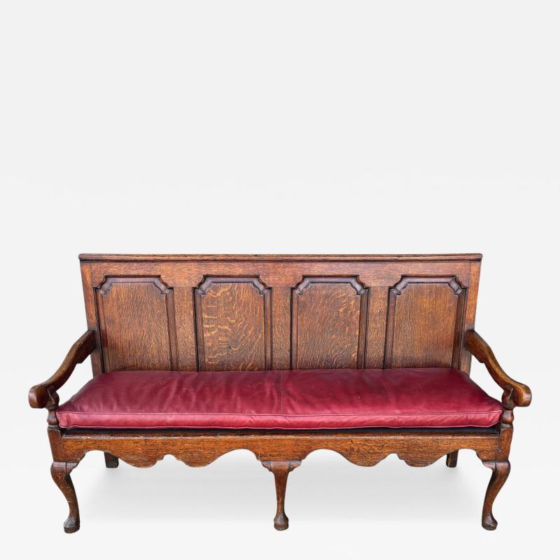 George II Oak Settle