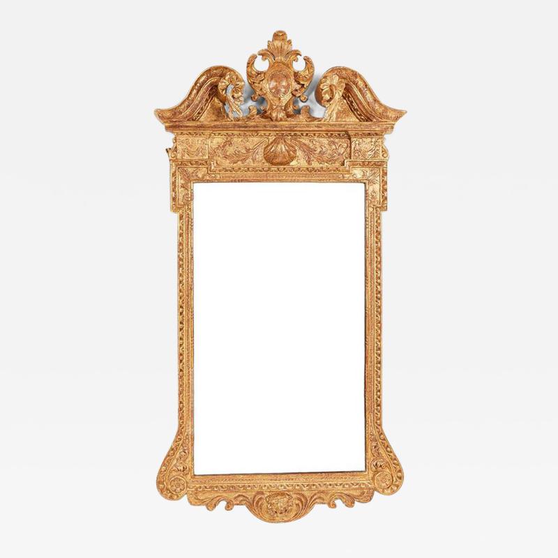 George II Palladian Gilt Mirror
