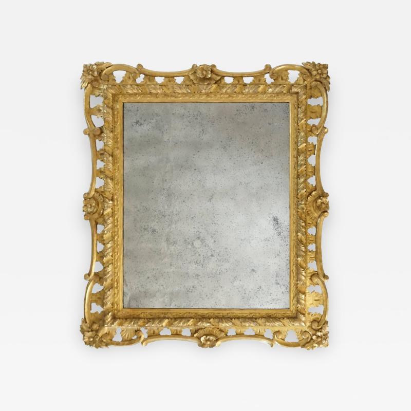 George II Rococo Style Mirror England circa 1830