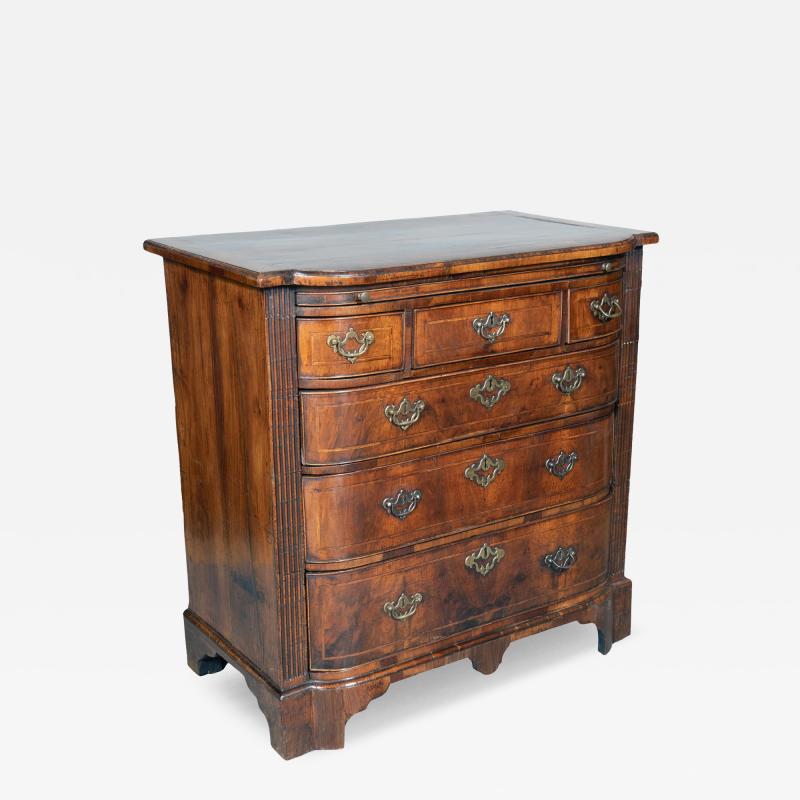 George II Walnut Bachelors Chest