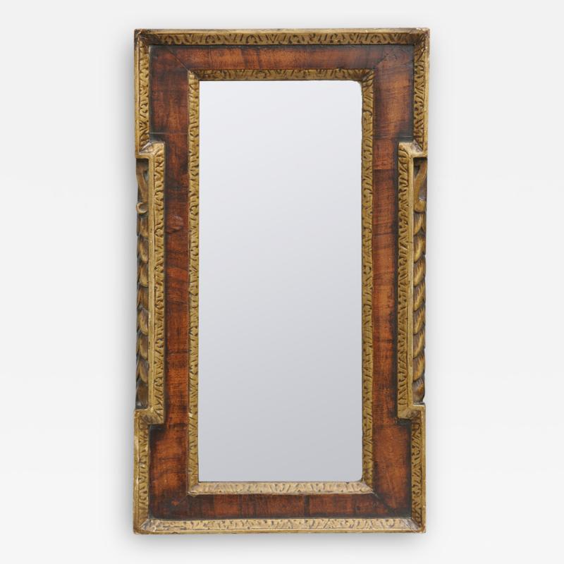 George II Walnut Mirror