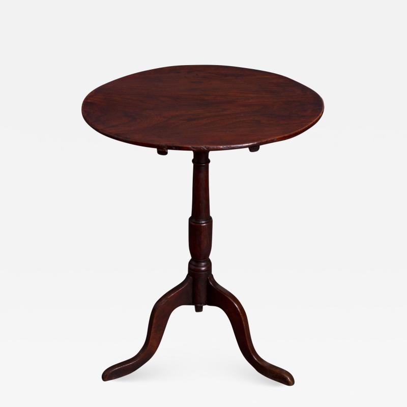 George III Elm and Oak Tripod Table