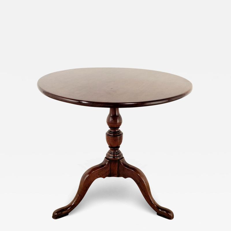 George III English Mahogany Tilt Table circa 1780