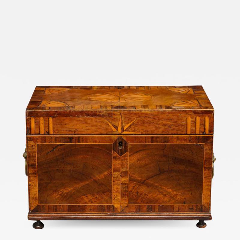 George III Inlaid Tea Caddy