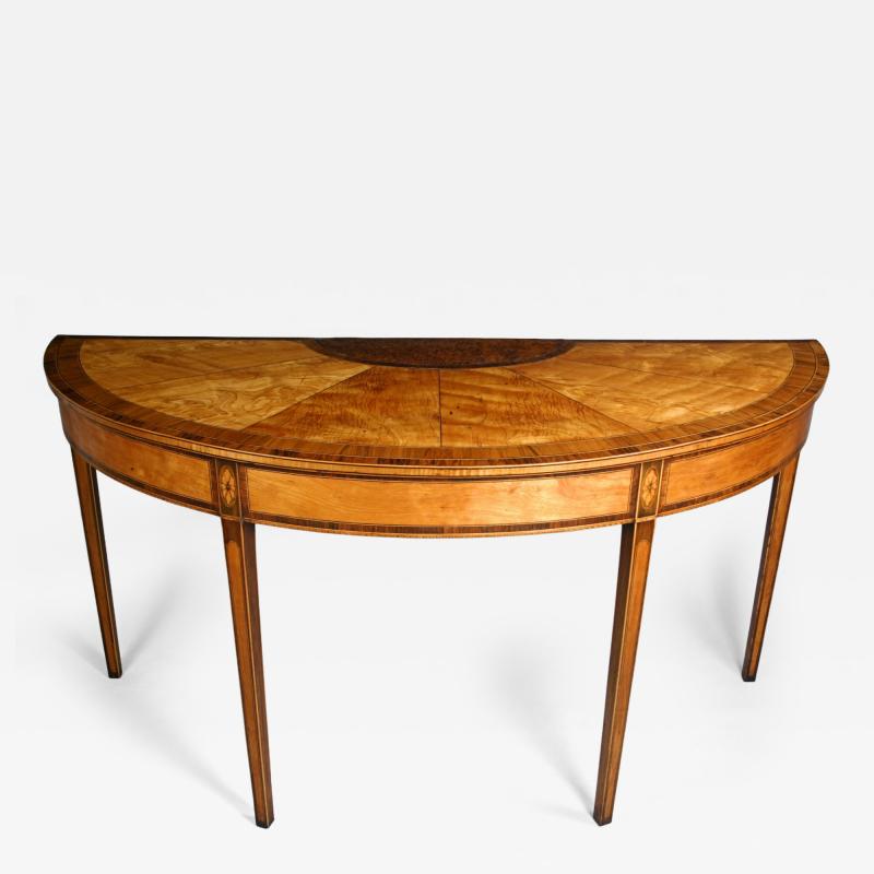George III Irish Satinwood Pier Table c 1790