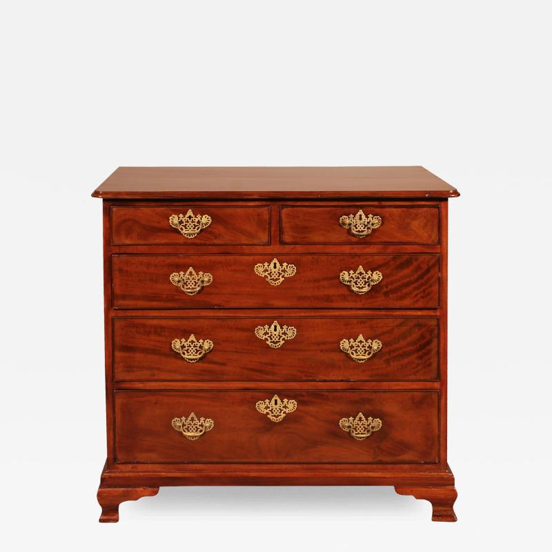 George III Mahogany Chest Of Drawers 18th Century