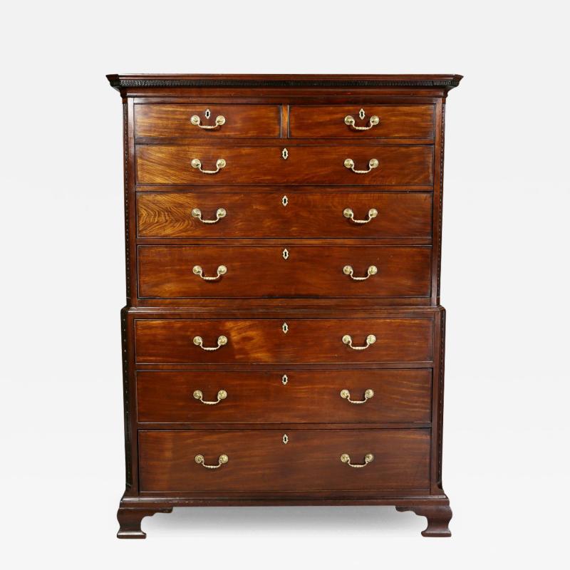 George III Mahogany Chest on Chest