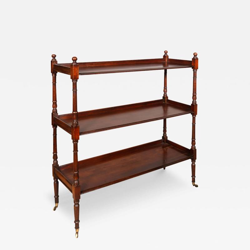 George III Mahogany Etagere