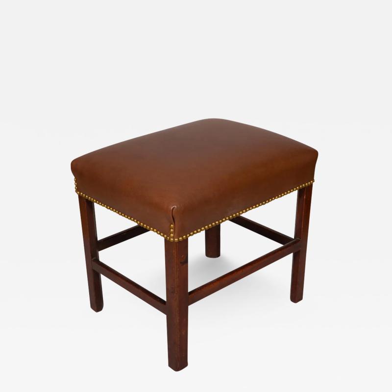George III Mahogany Footstool