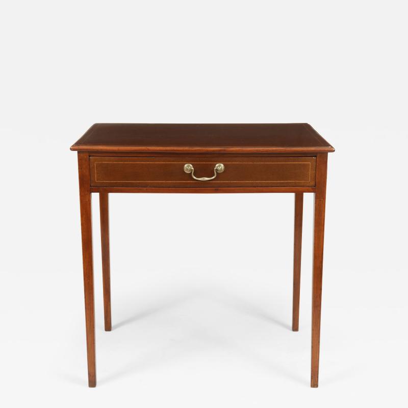 George III Mahogany Inlaid Side Table