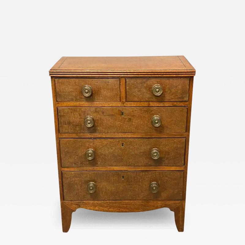 George III Mahogany Miniature Chest