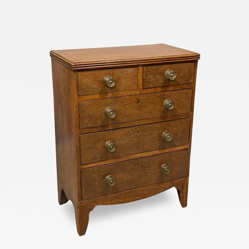 George III Mahogany Miniature Chest