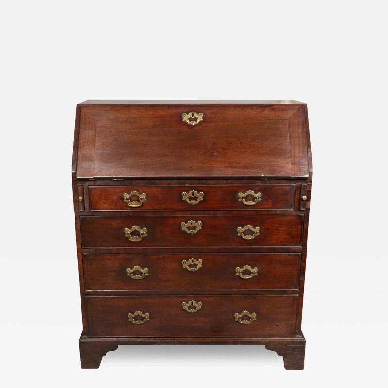 George III Mahogany Slant Front Desk