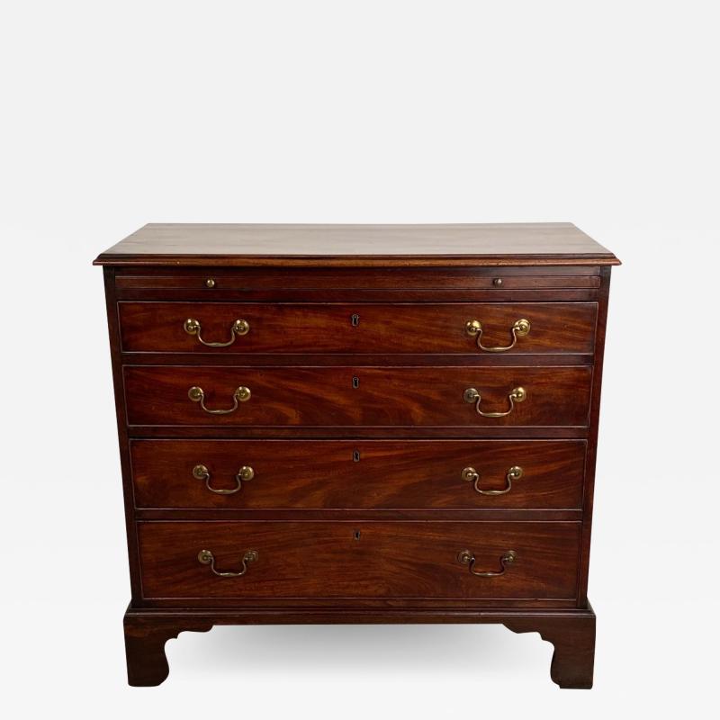 George III Mahogany Small Dresser Chest with Brushing Slide England circa 1880