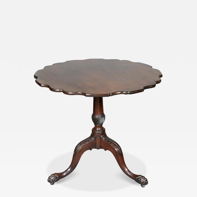 George III Mahogany Tea Table