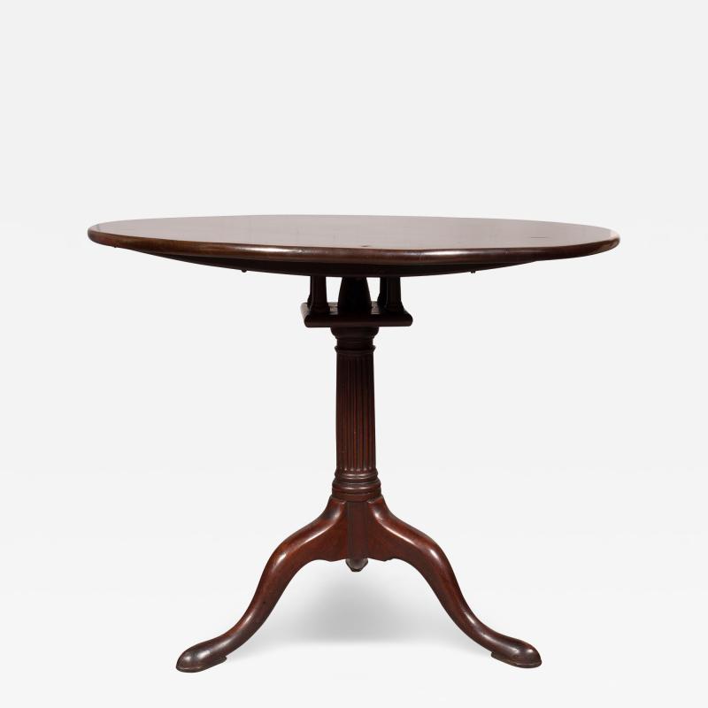 George III Mahogany Tilt Top Table