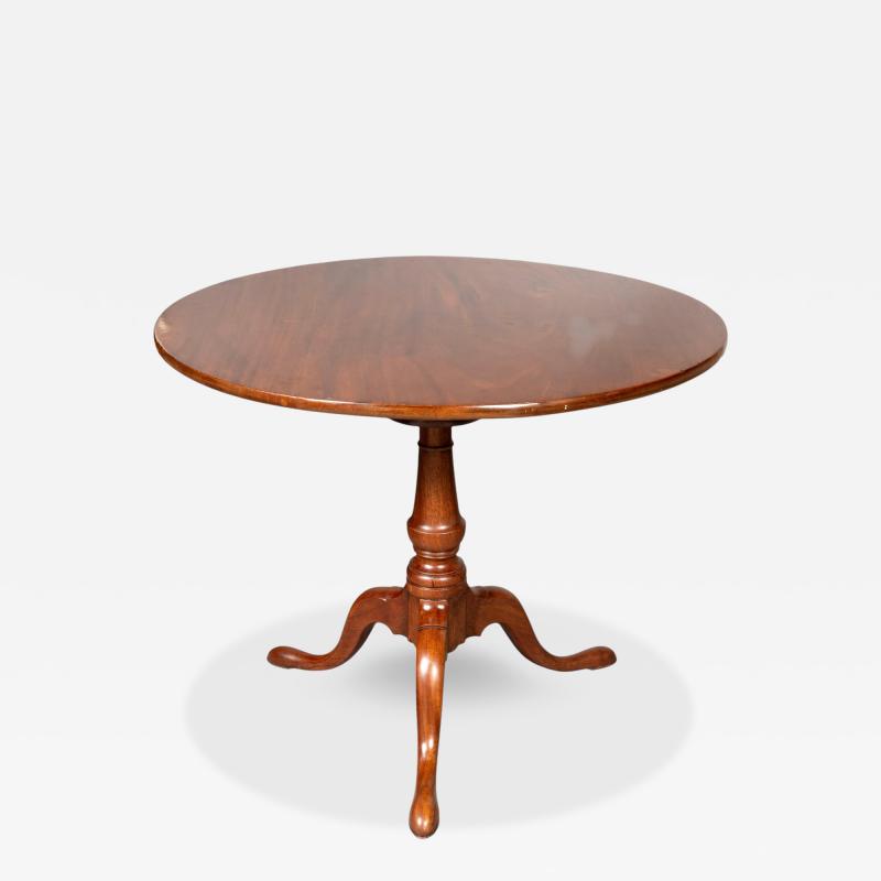 George III Mahogany Tilt Top Tea Table