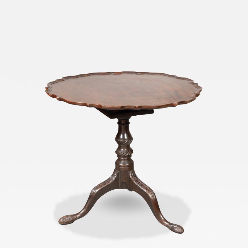 George III Mahogany Tilt Top Tea Table