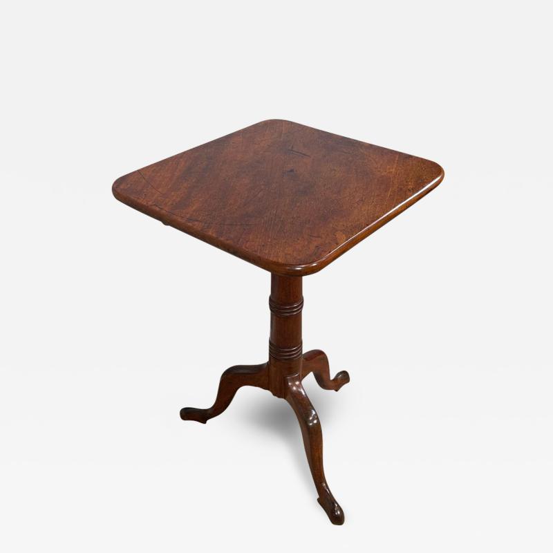 George III Mahogany tilt top Tripod Table