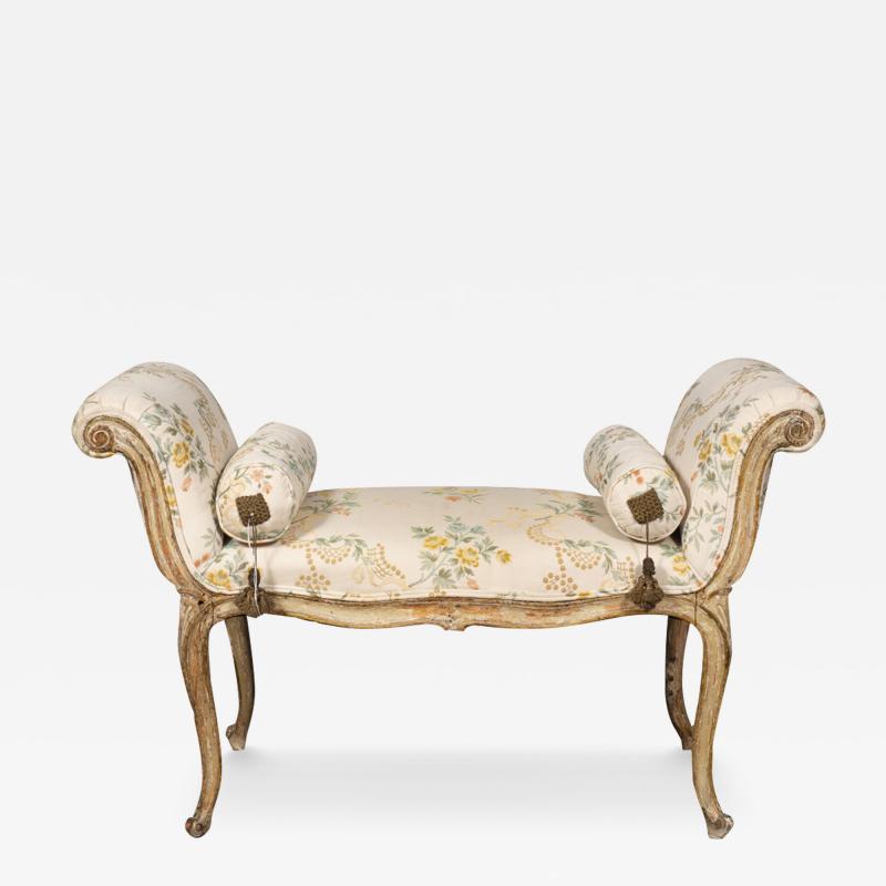 George III Painted Window Bench