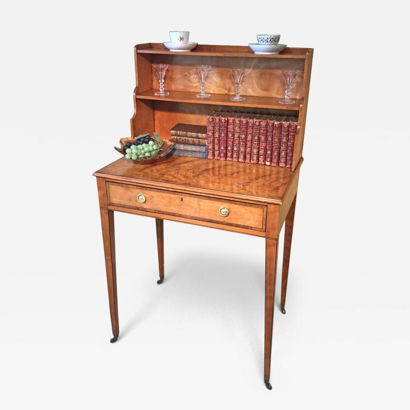 George III Satinwood Bonheur du Jour