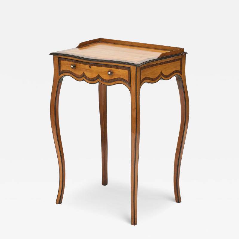 George III Satinwood Occasional Table c 1765