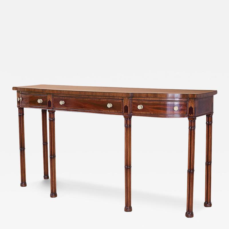 George III Style Mahogany Sideboard Serving Table by Burton Ching