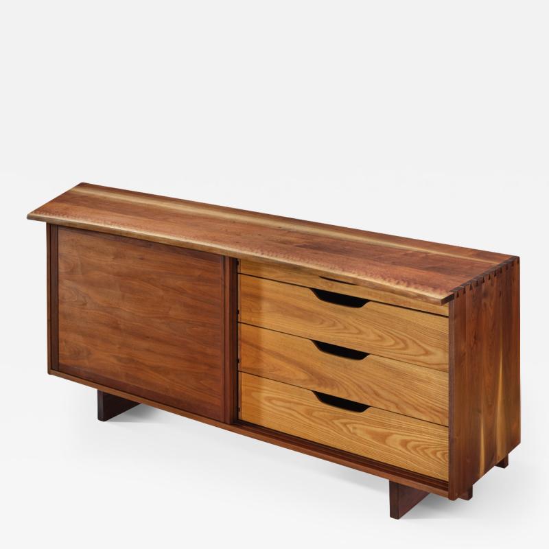 George Nakashima Double Sliding Door Cabinet