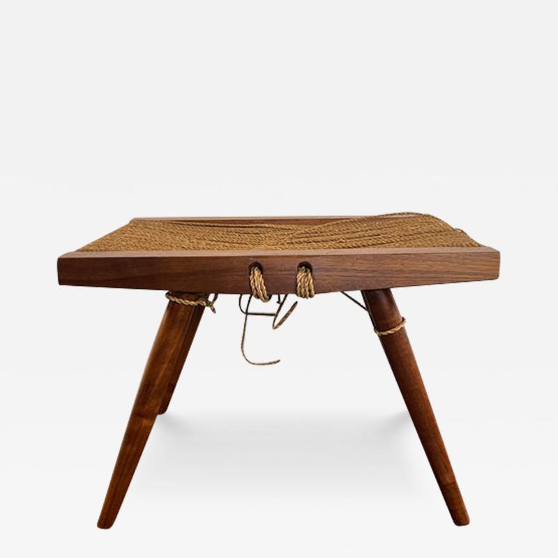 George Nakashima George Nakashima Grass Seat Stool