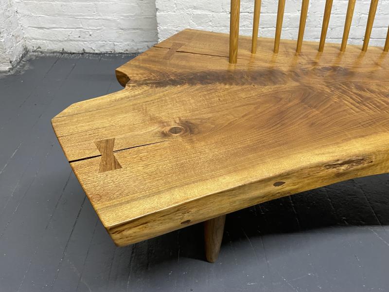 Mira Nakashima Conoid Bench Signed Mira Nakashima, Nakashima