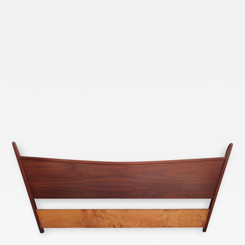 George Nakashima Magnificent George Nakashima Widdicomb Kingsize Headboard Bed Origins Collection