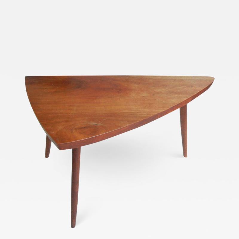 George Nakashima Triangular Cherry Occasional Table