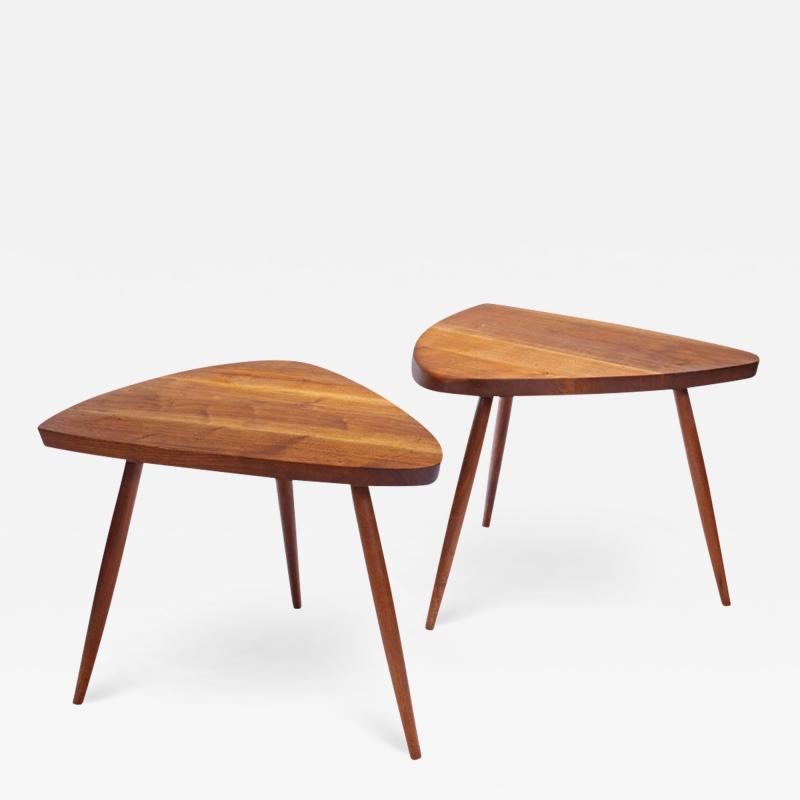 George Nakashima Wepman Side Tables