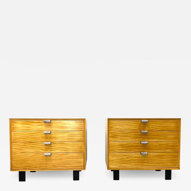 George Nelson 1950s Pair of George Nelson for Herman Miller Dressers