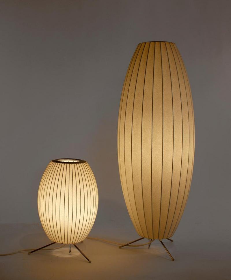 George Nelson - George Nelson Cigar Tripod Bubble Lamps for Howard ...