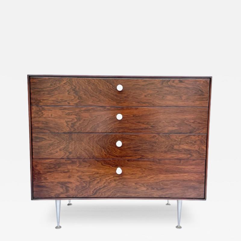 George Nelson George Nelson Rosewood Thin Edge 4 drawer Dresser by Herman Miller 2