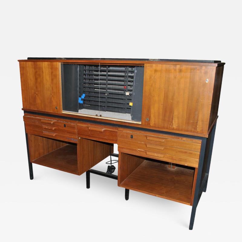 George Nelson George Nelson Style Photography Slide Cabinet Elden Enterprises