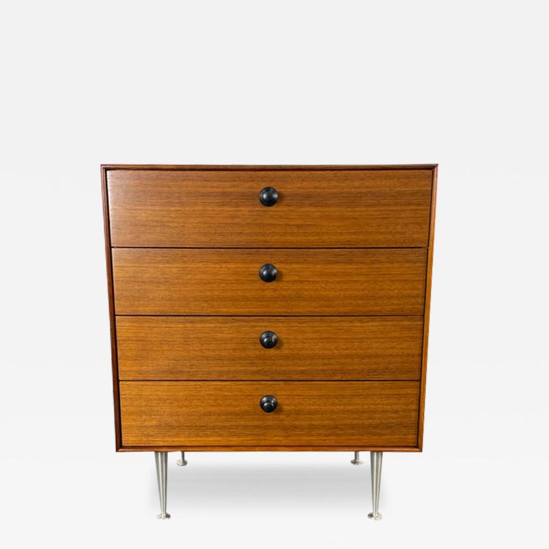 George Nelson George Nelson Walnut Thin Edge Dresser for Herman Miller