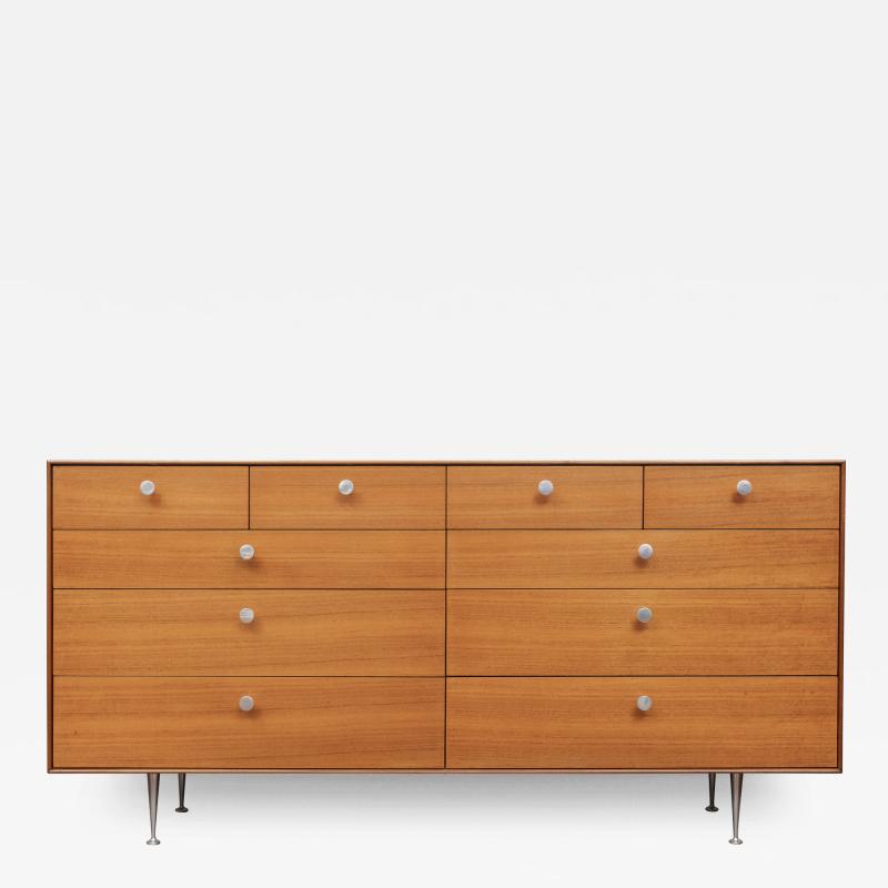 George Nelson George Nelson Walnut Thin Edge Dresser for Herman Miller