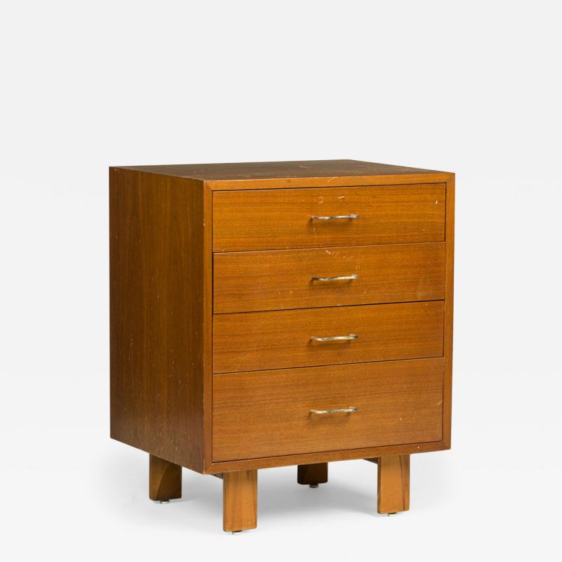 George Nelson George Nelson for Herman Miller American Walnut Veneer 4 Drawer Commode