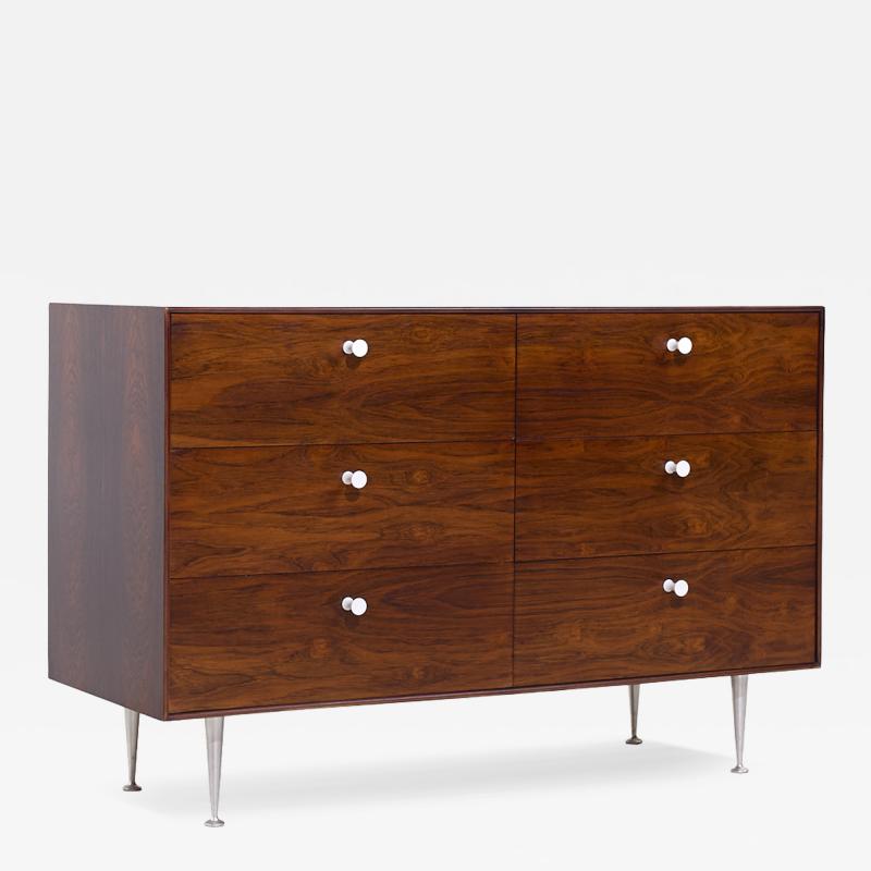 George Nelson George Nelson for Herman Miller Mid Century Rosewood Thin Edge 6 Drawer Dresser